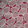 Water Soluble Lace Fabric, White Cotton Threads, OEM/ODM Orders Welcomed